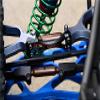 GPM For Traxxas X Maxx 4X4 Upgrade Parts Aluminum Front & Rear Upper + Lower Arms + Front C Hubs + Front Kncukle Arms Set - 92Pc Set Black view 3
