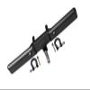 Aluminum Rear Bumper Mount + D-Rings + Tow Hook For Traxxas TRX-4 Ford (82046-4) - 1 Set Black view 1