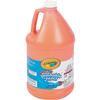 Crayola Washable Paint, Orange  1 Gallon Non-Toxic School Paint for Kids Art, Classroom Projects & Crafts view 1