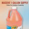 Crayola Washable Paint, Orange  1 Gallon Non-Toxic School Paint for Kids Art, Classroom Projects & Crafts view 3