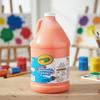 Crayola Washable Paint, Orange  1 Gallon Non-Toxic School Paint for Kids Art, Classroom Projects & Crafts view 4