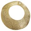 Sofia Corporation A-58-G Accessory Parts, Metal Parts, Corridor, Approx. 1.2 inches (31 mm), Gold Circle, 1 Piece view 1