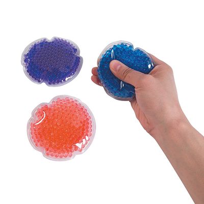 Fun Express Stress Disc with Beads Stress Relief Sensory Fidget Toys for Kids & Adults Ideal for Active Play Focus and Relaxation Perfect for Sensory Stimulation & Tactile Engagement 12 Pieces