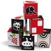 Miniland First Senses 6 Cubes, Soft Baby Building Cloth Fabric Blocks , Infants 9 Months to 18 Months, Toddlers Stack, Build, Sort, Safe Travel Toy, Patterns and Pictures, Carry Case Included view 1