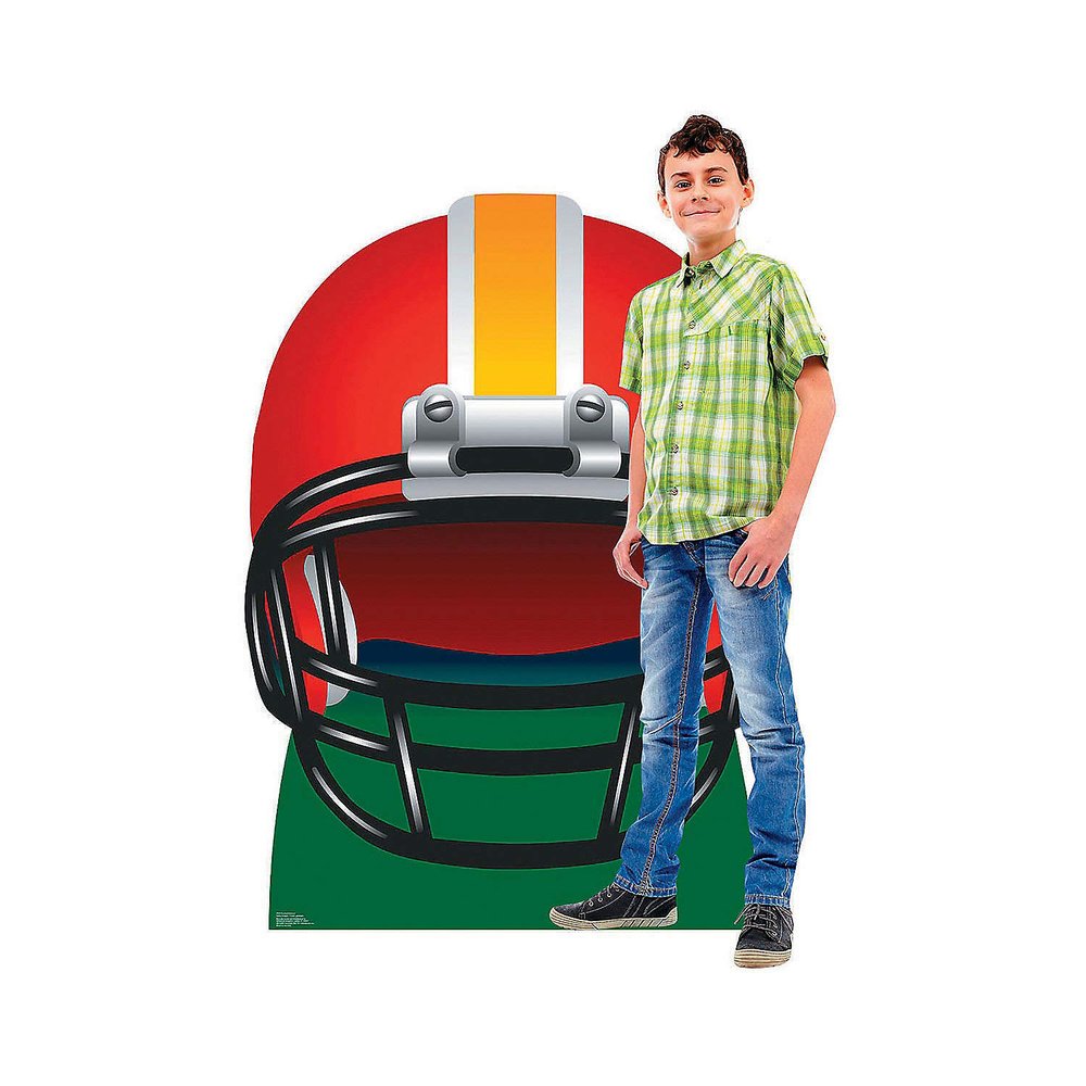 Fun Express Football Helmet Cardboard Stand-Up - 45' x 56' | 1 Pc.