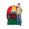 Fun Express Football Helmet Cardboard Stand-Up - 45' x 56' | 1 Pc. view 1