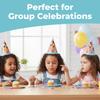 Fun Express - Spirit Party Hats for Birthday - Party Supplies - Licensed Tableware - Misc Licensed Tableware - Birthday - 8 Pieces view 3