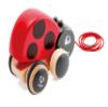 Hape Ladybug Pull-Along | Easy Pull Flapping Wooden Toddler Toy, Multi-Color view 4