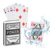 Relaxdays 10 Decks Waterproof Poker Cards, Waterproof, 540 Playing Cards, Texas Hold'em, Professional, Plastic view 1