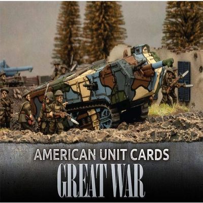 Flames of War The Great War American Unit Cards FOW GUS901