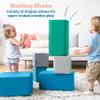 ECR4Kids SoftZone Toddler Foam Building Blocks, Foam Playset, Contemporary, 7-Piece view 4