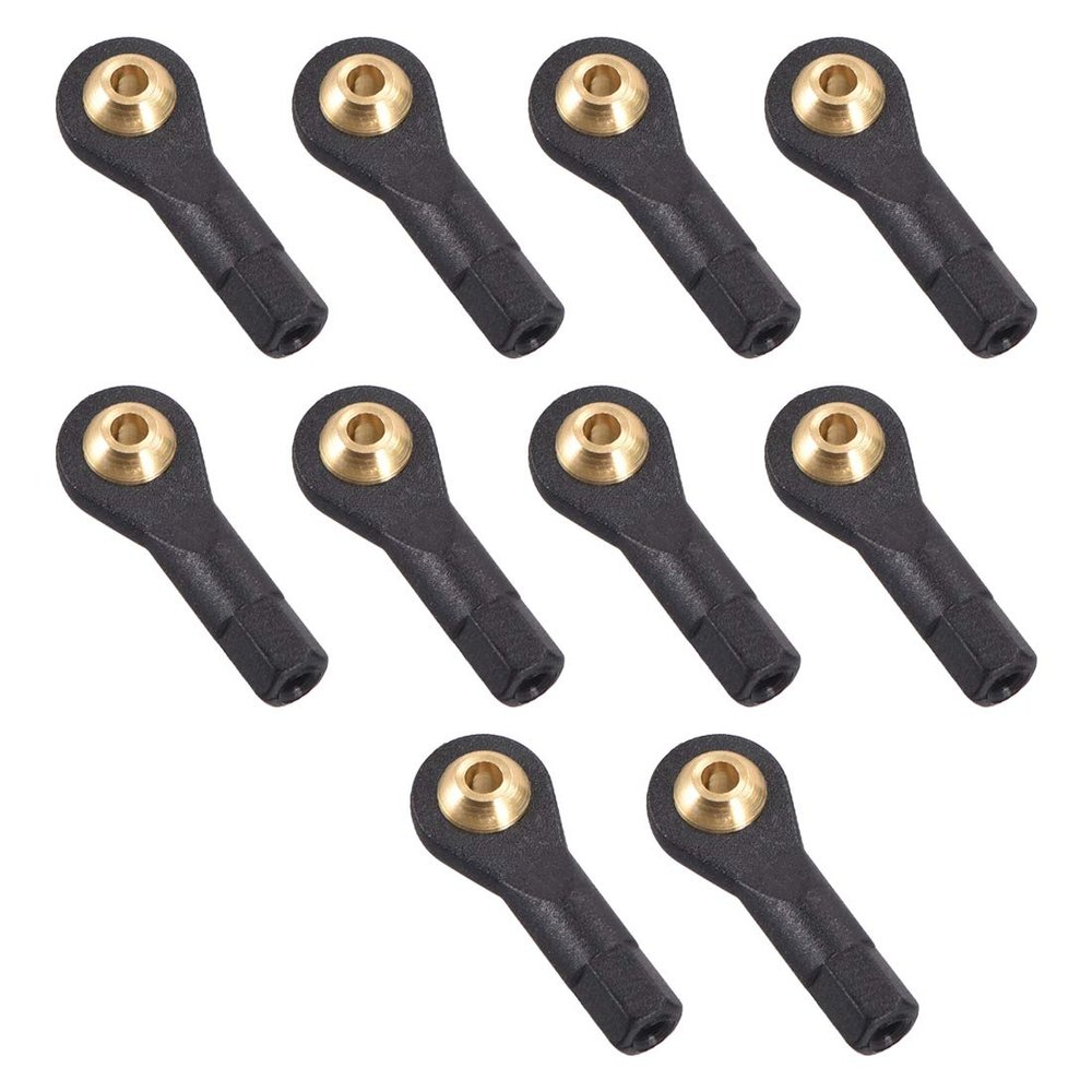 uxcell 10 Pcs M2 2.0xL19mm Lever Steering Linkage Tie Rod End Ball Head End without Screws and Nut for RC Helicopter