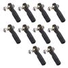 uxcell 10 PCS M3 3.0xL29mm Lever Steering Linkage Tie Rod End Ball Head End for RC Helicopter view 1