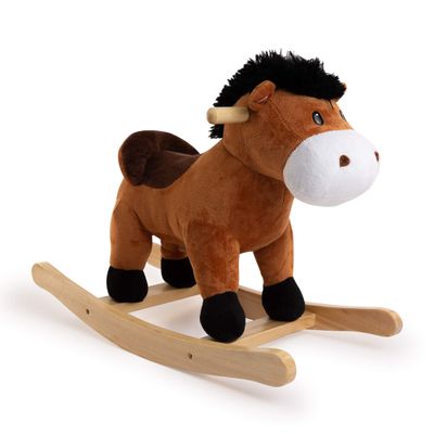 Rocking Brown Horse w/Sound