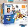 Dr. STEM Toys | Play Teacher Role-Play Set Includes Reusable White Board, Bell, Report Cards, for Home or Classroom, Over 30 Pieces Included, Gift for Kids, Complete Set view 2