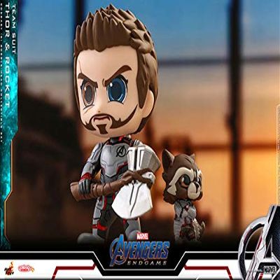 COS BABY Avengers Endgame Size S Thor & Rocket (Team Suit Version) Set of 2