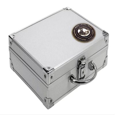 Aluminum Coin Case with 6 trays Mixed - Easy to Carry and Store
