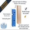 WE Games Wooden Block Stacking Party Game for Adults, Tumble Tower Wedding Guest Book Alternative, Tabletop Games, Includes Storage Case, 12 inches view 2