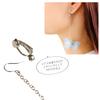 Nippon Chuko NBK Earring Converter, Compatible with Hook Earrings, W9.4 x H20 mm, Catch Diameter 0.1 inch (3 mm), A24-22S-20 view 3