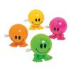 Fun Express Smile Face Hoppers  Wind-Up Character Toys with Jumping Action  Fun Paratrooper Hoppers for Kids  Set of Colorful Toys  Perfect for Party Favors Prizes & Playtime  12 Pieces view 1