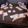 4-pack Premium Wooden Card Holders | Holds Up to 20 Cards Hands-free | Curved Wood Playing Card Organizer for Adults, Kids, & Seniors | Board Game & Card Game Accessories for Little Hands & Arthritis view 4