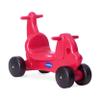 Careplay 2-in-1 Puppy Push & Ride-on Toy, Indoor & Outdoor Use, Low Profile Seat, Recommended for Children up to 50lbs, Durable Construction, Made in The USA, Red view 1