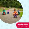 Careplay 2-in-1 Puppy Push & Ride-on Toy, Indoor & Outdoor Use, Low Profile Seat, Recommended for Children up to 50lbs, Durable Construction, Made in The USA, Red view 4