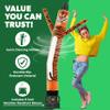 LookOurWay Air Dancers Wacky Waving Inflatable Tube Man - 7ft Tall Inflatable Dancing Man with Weather-Resitant Blower for Business Advertising - Mascot Character Animal Themed - Tiger view 3