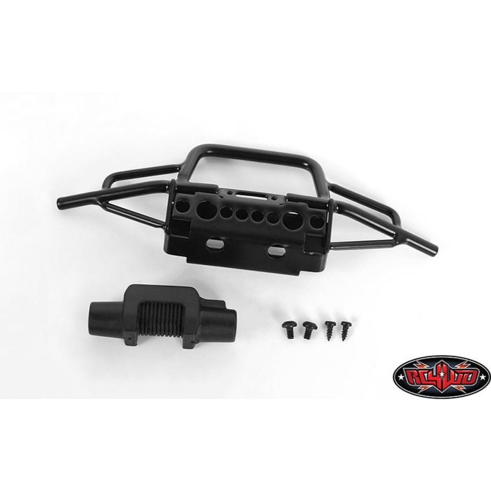 RC4WD VVV-C0628 Rocker Steel Stinger Front Bumper w/Plastic Winch for 1/18 Gelan