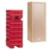 WE Games Wooden Block Stacking Party Game for Adults, Tumble Tower Wedding Guest Book Alternative, Tabletop Games, Includes Storage Case, 12 inches view 1