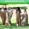 GoSports Roo Racers Sack Race Game 6 Pack - XL Size Burlap Potato Sack Races for Kids & Adults view 4