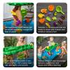 Step2 Tropical Rainforest Water Table, Kids Water and Sand Activity Sensory Playset, Summer Outdoor Toys, 13 Piece Water Toy Accessories, For Toddlers 1.5+ Years Old, Blue & Brown view 4
