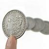 blue-ther Steel Morgan Dollar (3.8cm Dia) Magic Tricks Can Be Sucked Props Accessories Used Appearing/Disappearing Coin Magie Props (10pcs) view 1