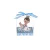 MEGA FAVORS Keepsake Figurine 12 pcs Baby Boy wearing Crown with Bottle | Awesome Decorations or Party Favors | for Pregnancy Announcements, Gender Reveals, Birthday and Special Celebrations view 1
