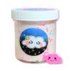 Falling Stars Cloud Slime for Kids Age 8+  Handmade Scented Slime with UV Glow Effect, Serendipity Ice Cream Scent, 4oz Sensory Fluffy Texture  Hoshimi Slimes view 1