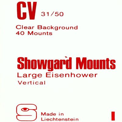 Showgard Pre-Cut Clear Stamp Mounts Size CV31/50