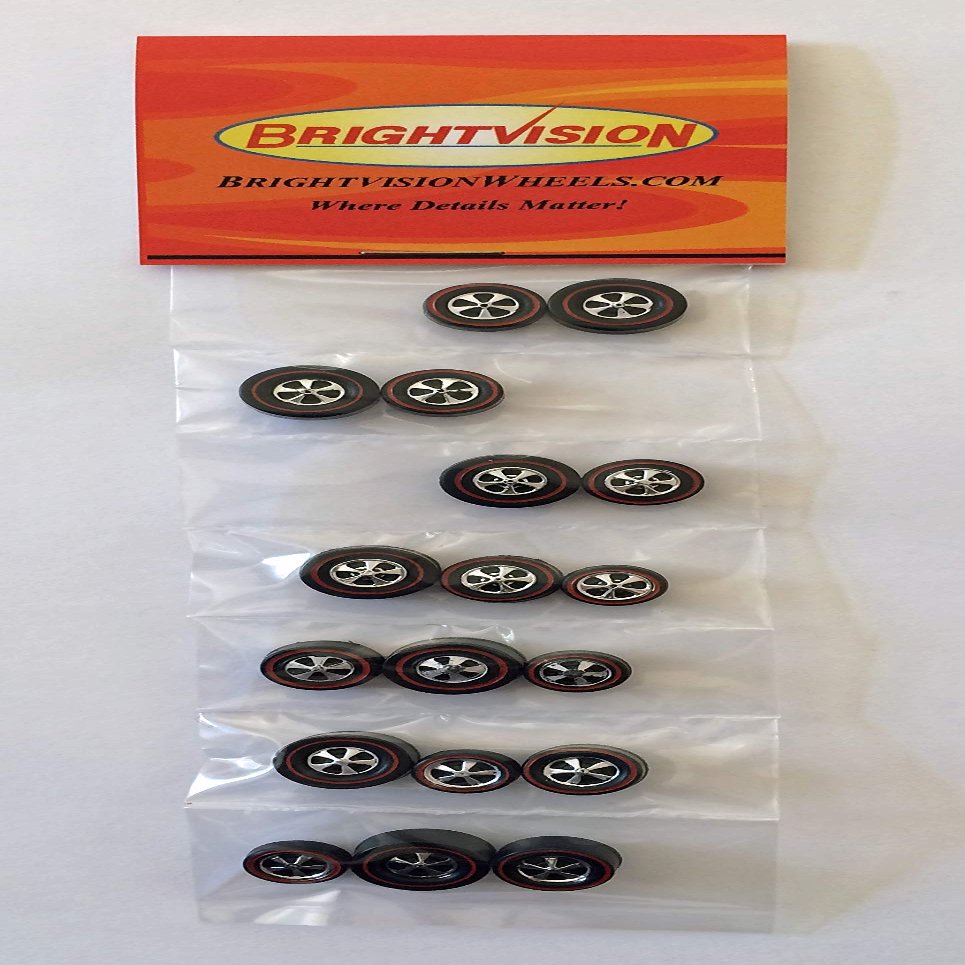 Brightvision Special Sampler Set - 18 Redline Wheels  The Premier Reproductions