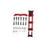 Aluminum Alloy Servo Triple Rudder Mount/Rudder Tray Set with 4.5in Double Arm view 1