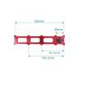 Aluminum Alloy Servo Triple Rudder Mount/Rudder Tray Set with 4.5in Double Arm view 2