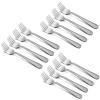 12-Piece Kids Toddler Fork Set, HaWare Stainless Steel Preschooler Utensils Mini Flatware Set, Hammered Pattern(Adult Look) Cutlery, BPA Free and Dishwasher Safe view 1