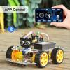 OSOYOO Robot Car Starter Kit for Arduino | STEM Remote Controlled App Educational Motorized Robotics for Building Programming Learning How to Code | IOT Mechanical DIY Coding for Teens Adults view 3