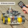 OSOYOO Robot Car Starter Kit for Arduino | STEM Remote Controlled App Educational Motorized Robotics for Building Programming Learning How to Code | IOT Mechanical DIY Coding for Teens Adults view 4