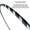 36 inch Dance Hula Hoop | Lighter Weight at 11 oz | Made in The USA Black view 3