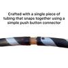 36 inch Dance Hula Hoop | Lighter Weight at 11 oz | Made in The USA Black view 4