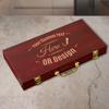 Center Gifts Personalized Rosewood Finish 300 Chip Poker Set view 2
