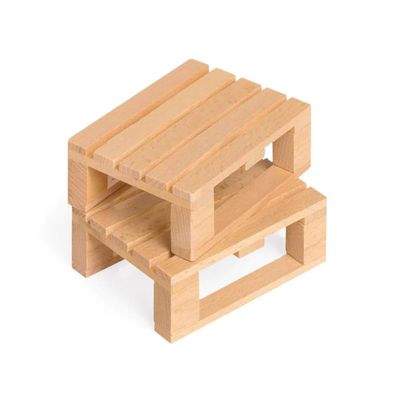 Fagus Wooden Play Pallets - Beechwood - 2 Pcs