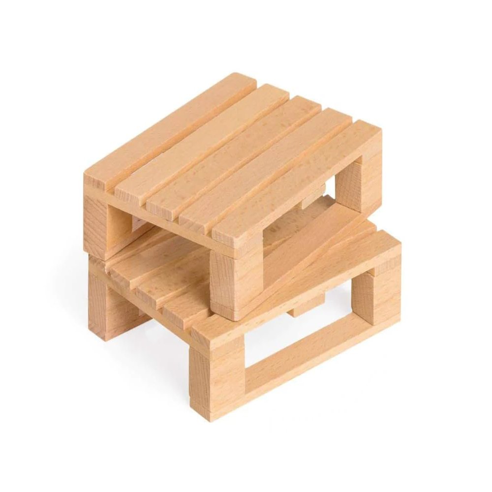 Fagus Wooden Play Pallets - Beechwood - 2 Pcs