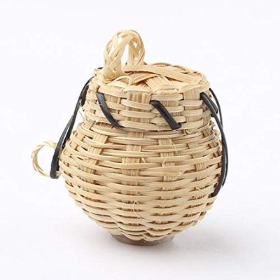 Factory Direct Craft Miniature Wicker Buri Pot | 6 Pieces