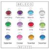 Beleco Jewelry Personalized Children Name Bracelet For Mom With Names And Birthstones Kids Charm Customize Bangle view 4
