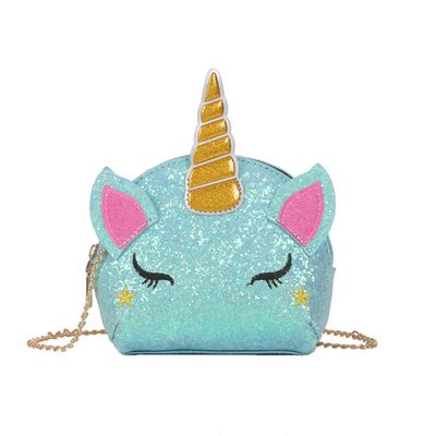 RARITYUS Kids Rainbow Cute Unicorn Crossbody Purse Sequins Shoulder Bag Gift for Little Girls